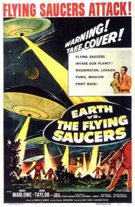 Земля против летающих тарелок  / Earth vs. the Flying Saucers / [1956] Кино online просматривать